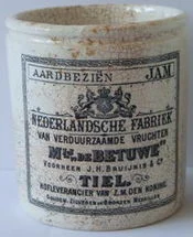 Een vroeg aardewerken jampotje van De Betuwe