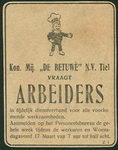 Arbeiders gevraagd 16 maart 1954 tielse krant
