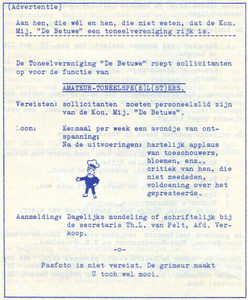 Flipjes bazuin 27 sept 1957